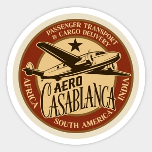 Aero Casablanca Sticker